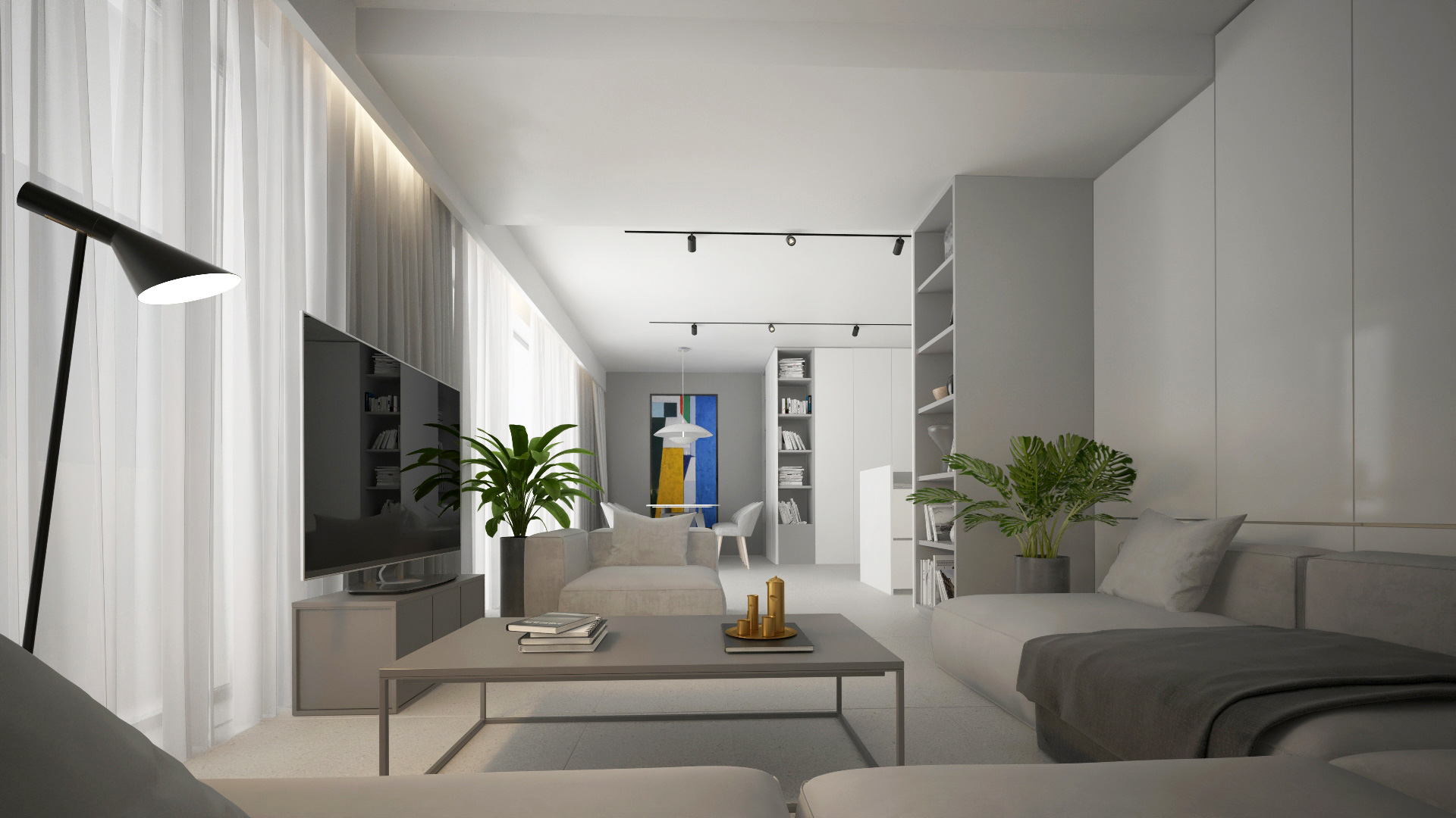 WHITE URBAN APARTMENT(22)