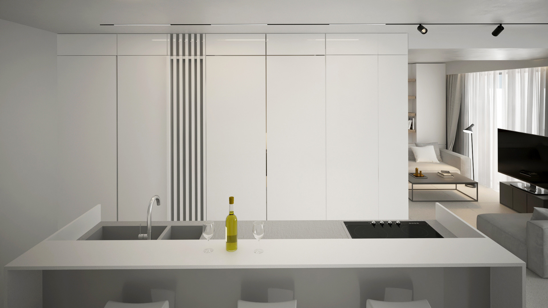 WHITE URBAN APARTMENT(15)
